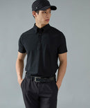 Polo Shirt Men's Jun and Rope Noir JUN & Rope Golf Wear