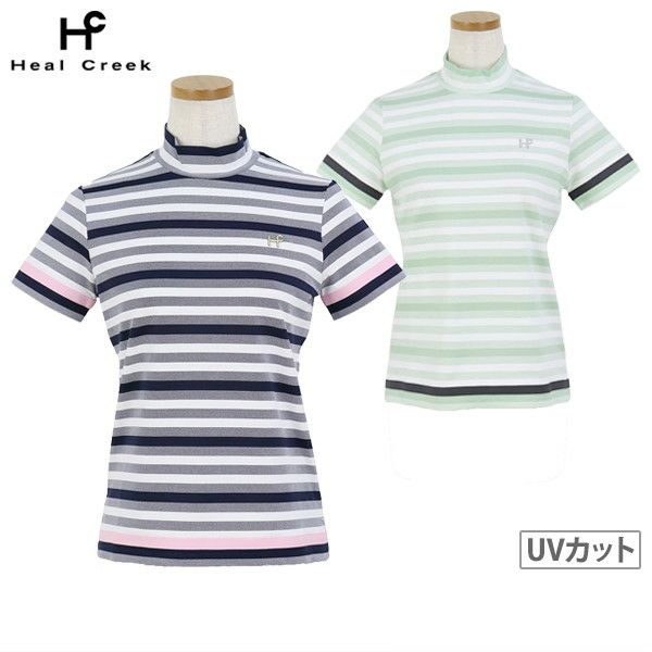 High Neck Shirt Women's Heel Creek HEAL CREEK 2025 Spring / Summer New Golf wear