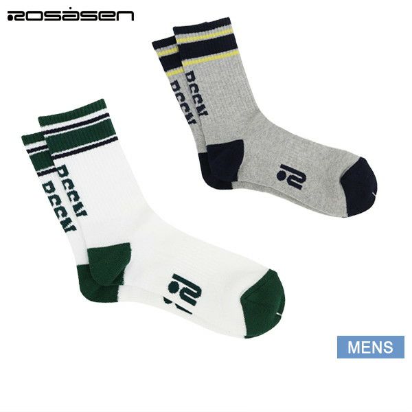 Regular Length Socks Men's Losersen ROSASEN 2025 Spring / Summer New Golf