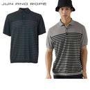 ポロシャツ メンズ ジュンアンドロペ ノワール JUN AND ROPE NOIR JUN＆ROPE  ゴルフウェア