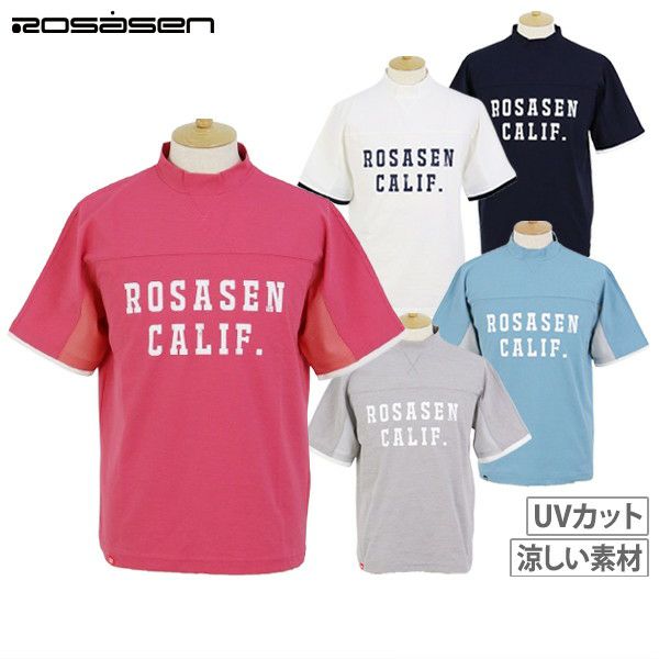 High Neck Shirt Men's Losersen ROSASEN 2025 Spring / Summer New Golf Wear