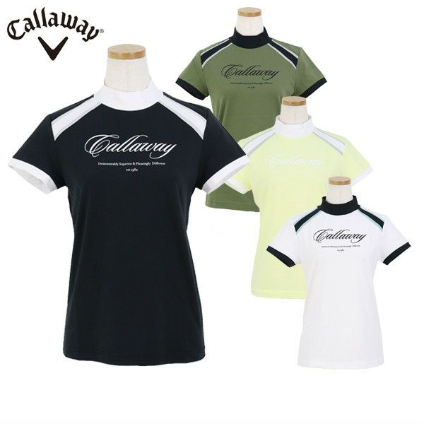 High Neck Shirt Ladies Callaway Apparel Callaway Golf Callaway Apparel 2025 Spring / Summer New Golf Wear