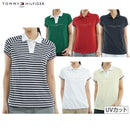 Poro Shirt Ladies Tommy Hilfiger Golf TOMMY HILFIGER GOLF Japan Genuine 2025 Spring / Summer New Golf Wear