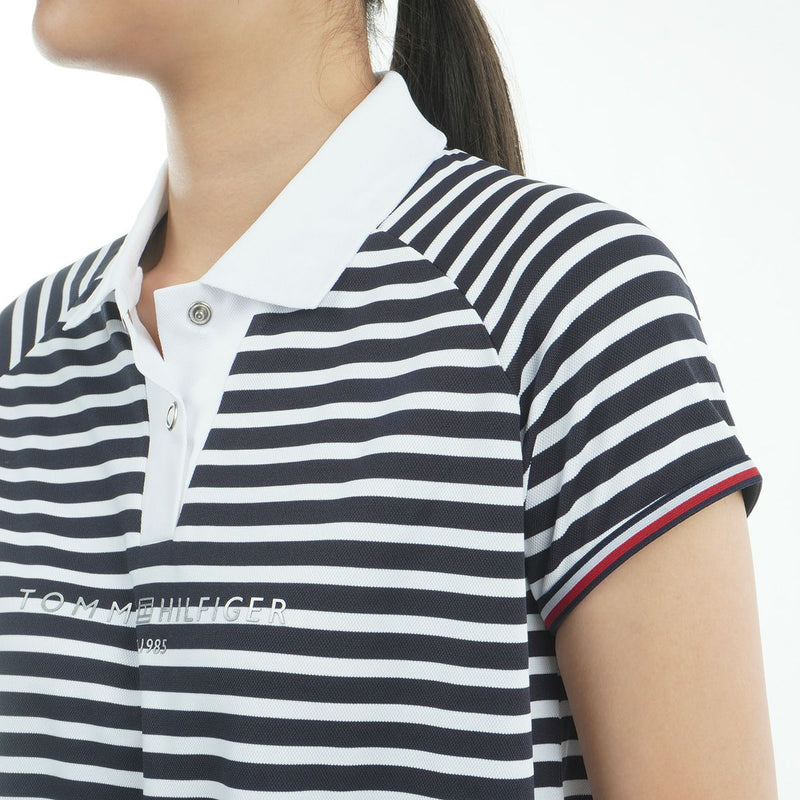 Poro Shirt Ladies Tommy Hilfiger Golf TOMMY HILFIGER GOLF Japan Genuine 2025 Spring / Summer New Golf Wear