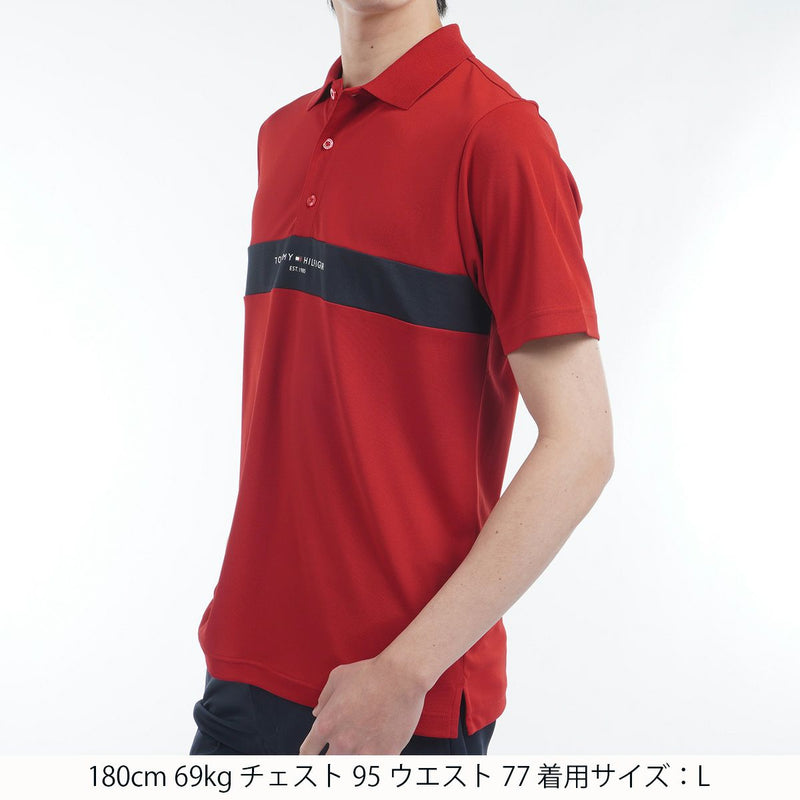 Poro Shirt Men's Tommy Hilfiger Golf TOMMY HILFIGER GOLF Japan Genuine 2025 Spring / Summer New Golf Wear