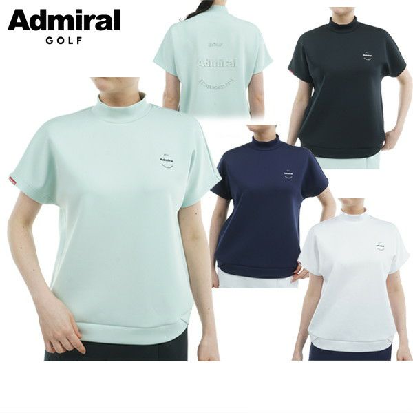 High Neck Shirt Ladies Admiral Golf ADMIRAL GOLF Japan Genuine 2025 Spring / Summer New Golf Wear