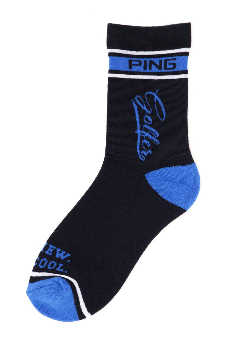 Short length socks Men's pin ping 2025 Spring / summer new golf