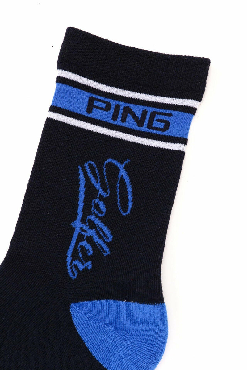 Short length socks Men's pin ping 2025 Spring / summer new golf