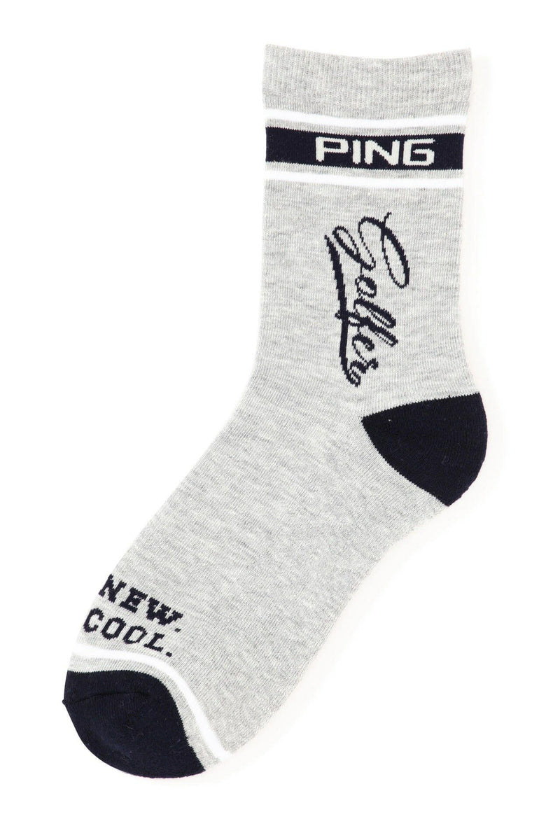 Short length socks Men's pin ping 2025 Spring / summer new golf