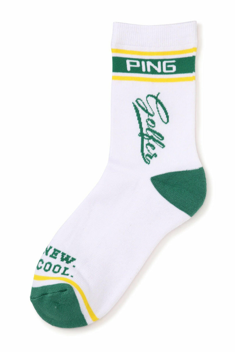 Short length socks Men's pin ping 2025 Spring / summer new golf