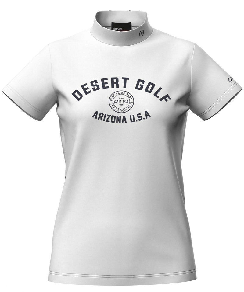 High Neck Shirt Ladies Ping Ping 2025 Spring / Summer New Golf Wear