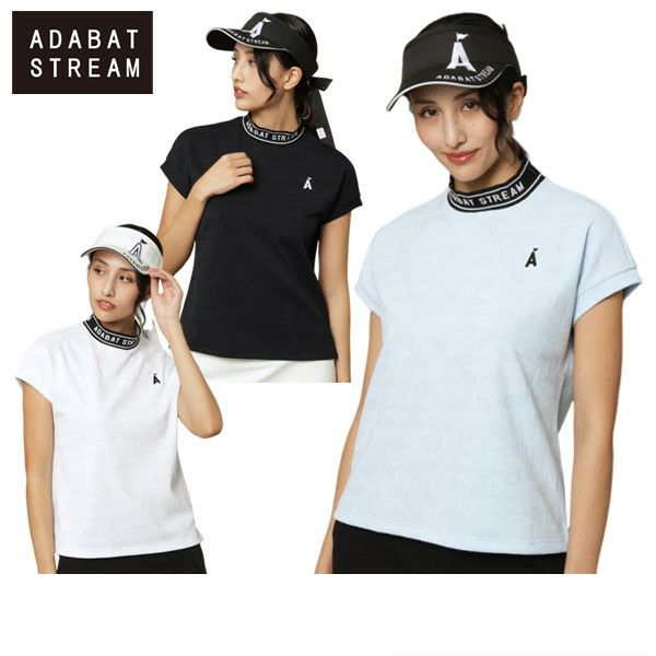 High neck shirt for women ADABAT STREAM 2025 Spring/Summer New Golf Wear