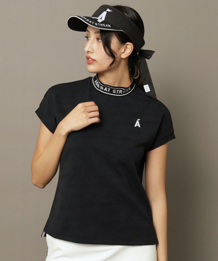 High neck shirt for women ADABAT STREAM 2025 Spring/Summer New Golf Wear