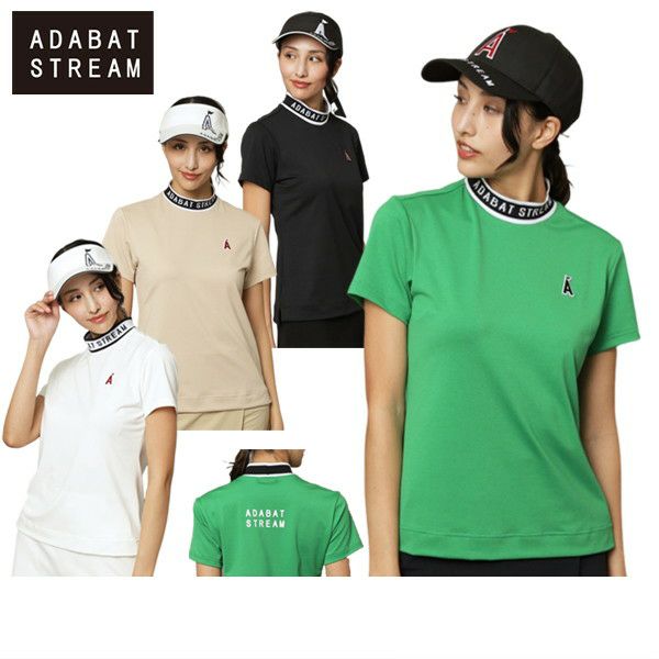 High neck shirt for women ADABAT STREAM 2025 Spring/Summer New Golf Wear