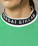 女性高脖子襯衫Adabat Stream高爾夫服裝