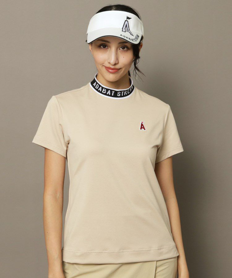 High neck shirt for women ADABAT STREAM 2025 Spring/Summer New Golf Wear