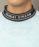 男士的高脖子襯衫Adabat溪流高爾夫服裝