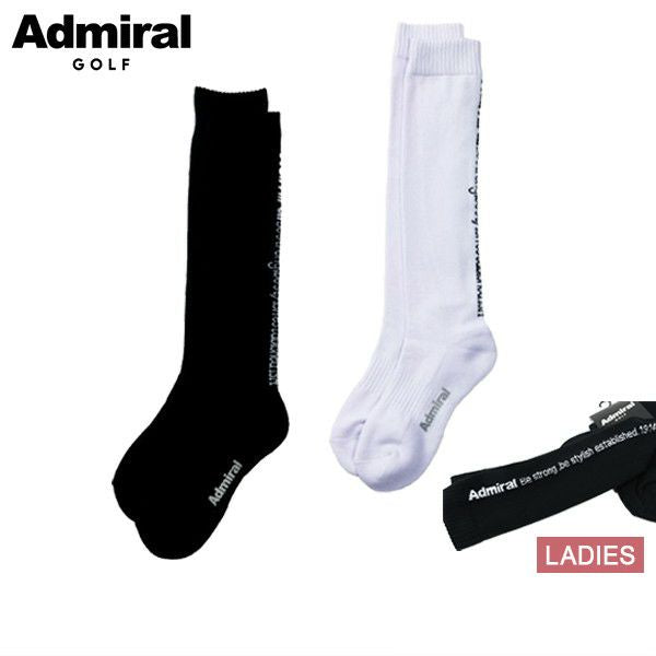 High Socks Ladies Admiral Golf ADMIRAL GOLF Japan Genuine 2025 Spring / Summer New Golf