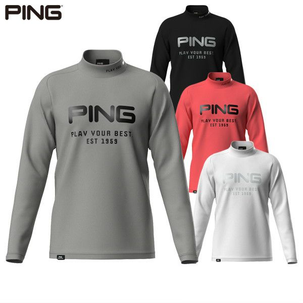 High Neck Shirt Men's Ping Ping 2025 Spring / Summer New Golf Wear