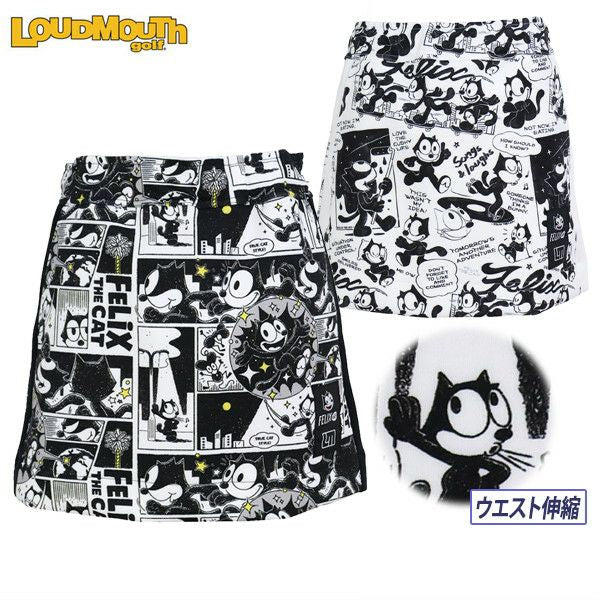 Women's Skirt Loudmouth Golf LOUDMOUTH GOLF Japanese Authentic Japanese Standard 2025 Spring/Summer New Golf Wear