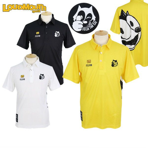 Men's Polo Shirt Loudmouth Golf LOUDMOUTH GOLF Japanese Authentic Japanese Standard 2025 Spring/Summer New Golf Wear