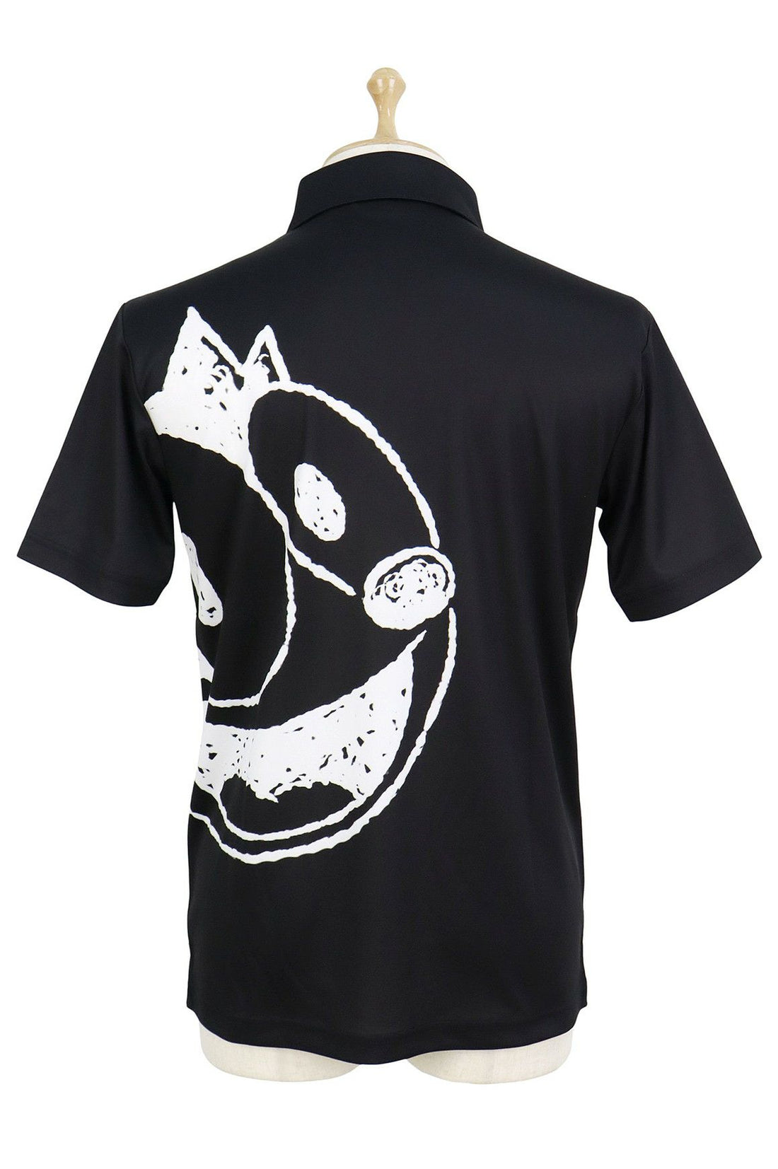 LOUDMOUTH ラウドマウス　ゴルフ ポロシャツ　ブラック×ホワイト系　L tシャツ LOUDMOUTH/ラウドマウス ゴルフウェア ブランド ロゴ