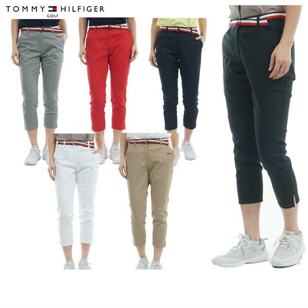 여성을위한 긴 바지 Tommy Hilfiger 골프 Tommy Hilfiger 골프 일본 진짜 제품 2025 봄/여름 새 골프 착용