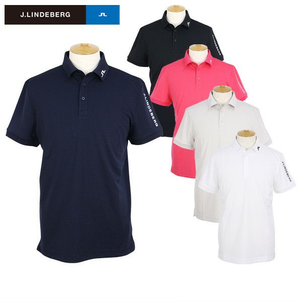 Men's Polo Shirt J.LINDEBERG Japan Official Product 2025 Spring/Summer New Golf Wear