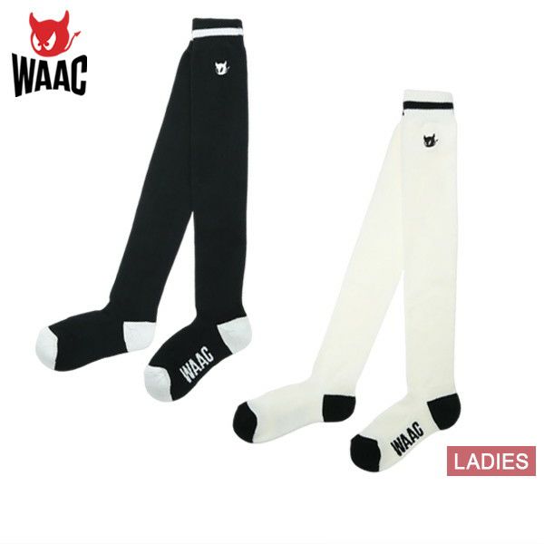 여성을위한 무릎 높이의 양말 WAC Waac Japanese Genuine Product Golf