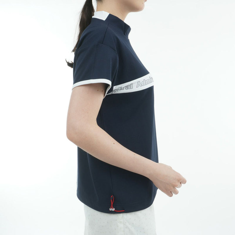 High neck shirt for women Admiral Golf Japan genuine product 2025 Spring/Summer New Golf Wear