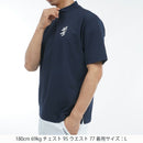 男士高脖子衬衫海军上将高尔夫高尔夫高尔夫日本官方高尔夫服装