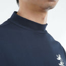 男士高脖子衬衫海军上将高尔夫高尔夫高尔夫日本官方高尔夫服装