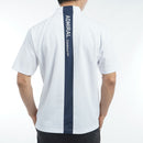 男士高脖子衬衫海军上将高尔夫高尔夫高尔夫日本官方高尔夫服装