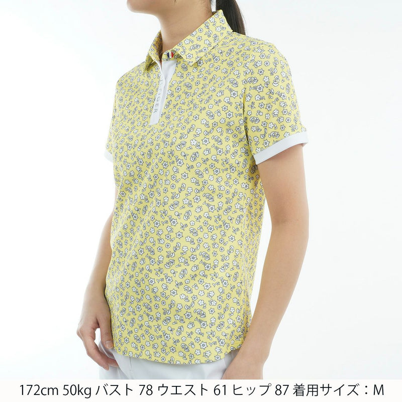 女子女子短袖polo襯衫Tommy Hilfiger高爾夫Tommy Hilfiger Golf Japan Japan Purene Product 2025春季/夏季新高爾夫服裝