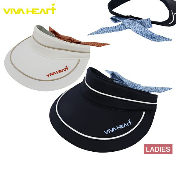 Sun Visor Women's Viva Heart VIVA HEART 2025 Spring/Summer New Golf