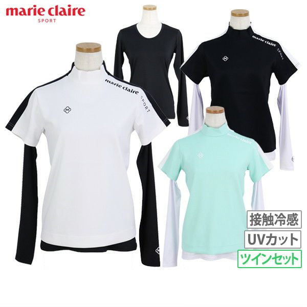 ハイネックシャツ レディース マリクレール マリ・クレール スポール marie claire sport 2025 春夏 新作 ゴルフウェア