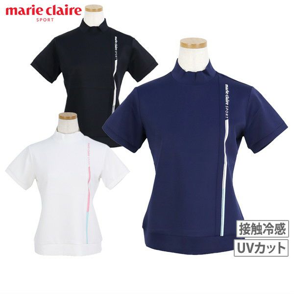 女子高領襯衫瑪麗·克萊爾·瑪麗·克萊爾（Marie Claire Claire）運動2025春季/夏季新高爾夫服