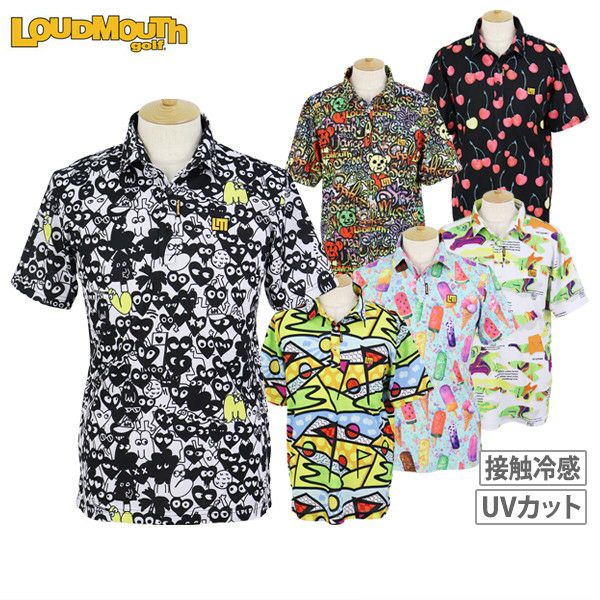 ポロシャツ メンズ ラウドマウス ゴルフ LOUDMOUTH GOLF 日本正規品 日本規格 2025 春夏 新作 ゴルフウェア