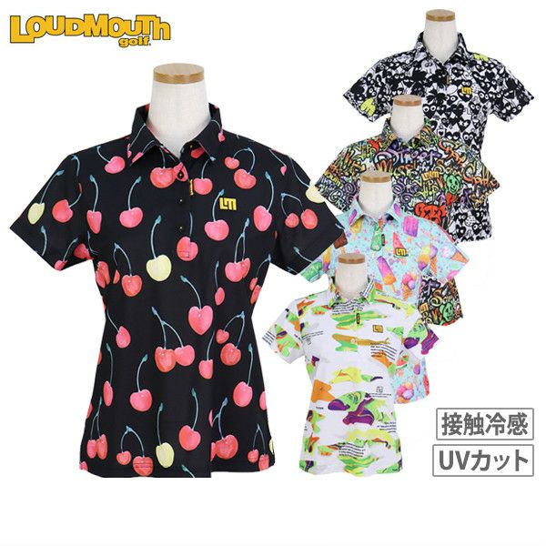 Polo shirt for women, Loudmouth Golf, LOUDMOUTH GOLF, Japanese genuine product, Japanese standard, 2025, Spring/Summer, new golf wear