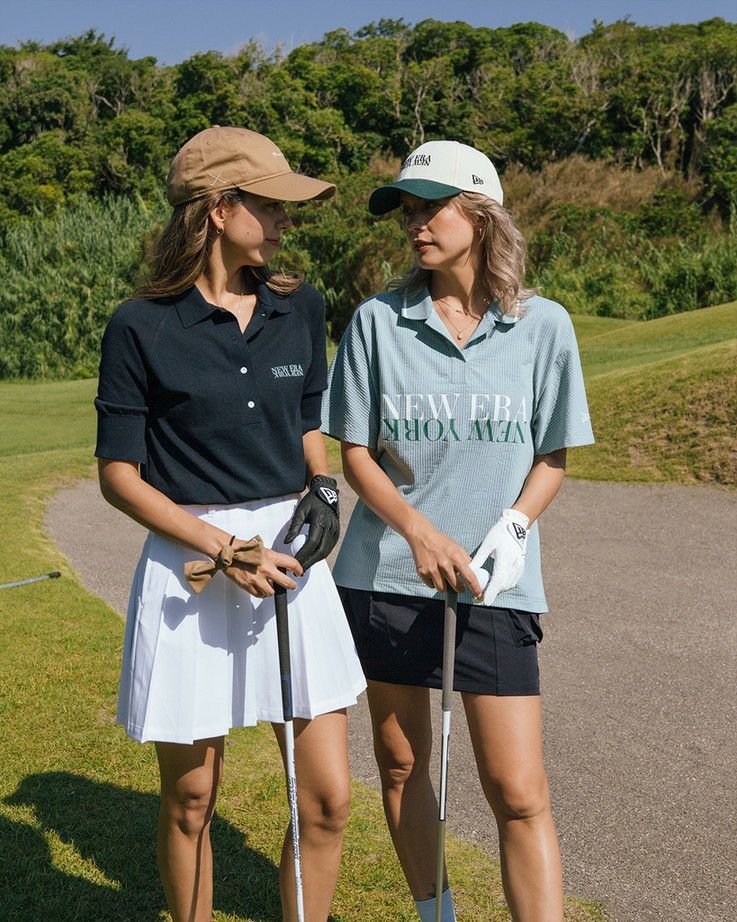 Polo shirt for women New Era Golf New Era NEW ERA Japan genuine product 2025 Spring/Summer New Golf Wear