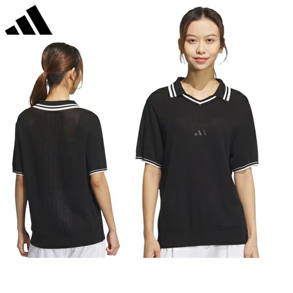 Polo shirt for women adidas Golf adidas Golf Japan genuine product 2025 Spring/Summer new golf wear