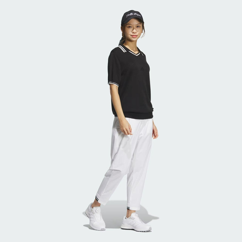 Polo shirt for women adidas Golf adidas Golf Japan genuine product 2025 Spring/Summer new golf wear