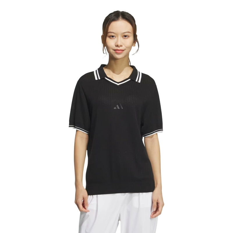 Polo shirt for women adidas Golf adidas Golf Japan genuine product 2025 Spring/Summer new golf wear