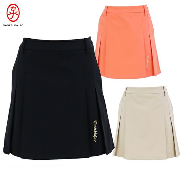 Women's Skirt Castelbajac SPORT BLACK Line 2025 Spring/Summer New Golf Wear