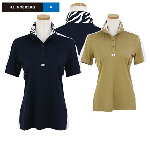 High neck shirt for women J.LINDEBERG Japan genuine product 2025 Spring/Summer new golf wear