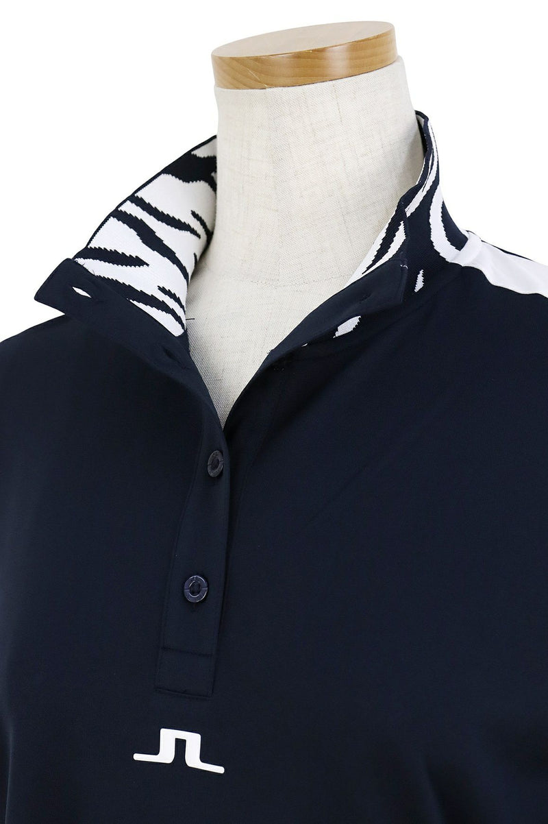 High neck shirt for women J.LINDEBERG Japan genuine product 2025 Spring/Summer new golf wear