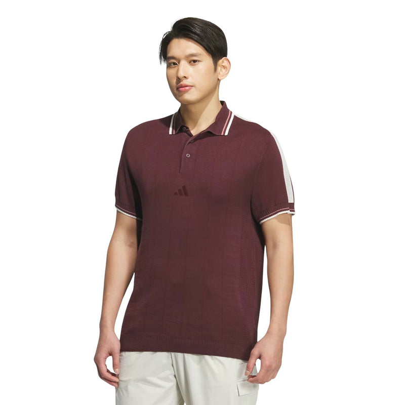 Men's Polo Shirt Adidas Adidas Golf Adidas Golf Japan Genuine Product 2025 Spring/Summer New Golf Wear