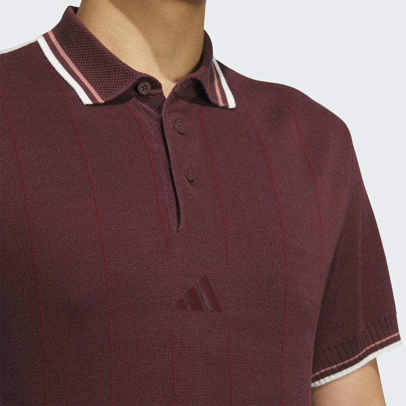 Men's Polo Shirt Adidas Adidas Golf Adidas Golf Japan Genuine Product 2025 Spring/Summer New Golf Wear