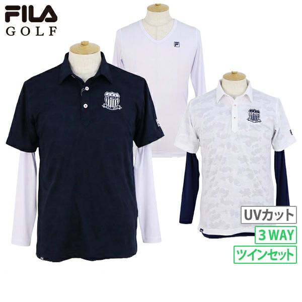 Polo Shirt Men's Fila Golf FILA GOLF 2025 Spring/Summer New Golf Wear