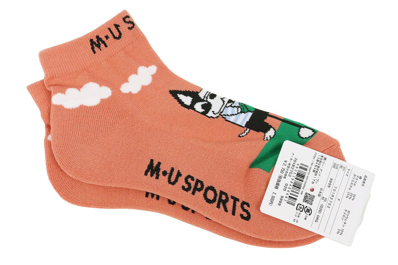 ソックス レディース MUスポーツ エムユー スポーツ M.U SPORTS MUSPORTS 2025 春夏 新作 ゴルフ